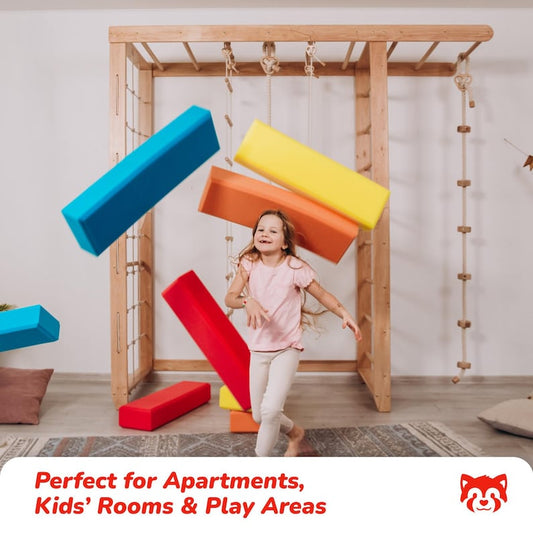 Big Bridge Indoor Monkey Bars Climbing Frame 228.6x228.6 cm