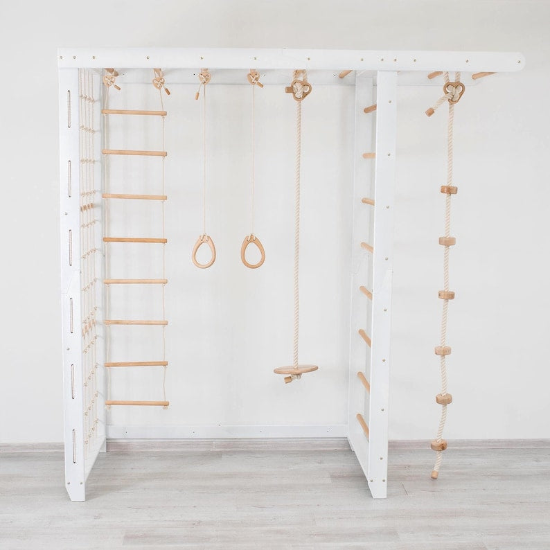 Big Bridge Indoor Monkey Bars Climbing Frame 228.6x228.6 cm